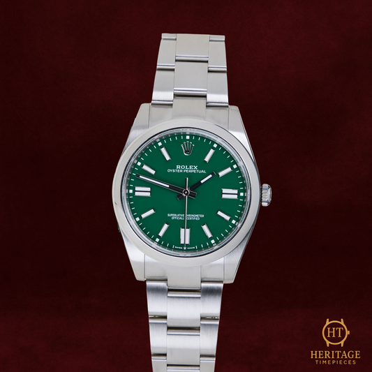 Rolex Oyster Perpetual 41 'Green Dial' - Reference 124300 (2025)