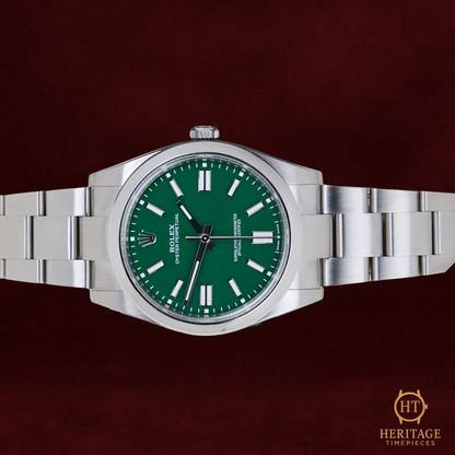 Rolex Oyster Perpetual 41 'Green Dial' - Reference 124300 (2025)