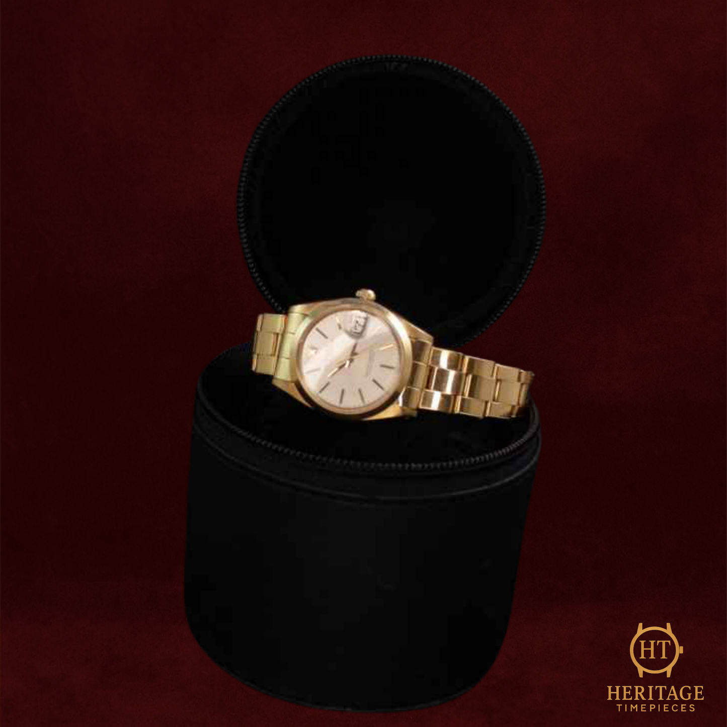 Rolex Date ‘Champagne Dial – Yellow Gold’ – Reference 1500 (1968)