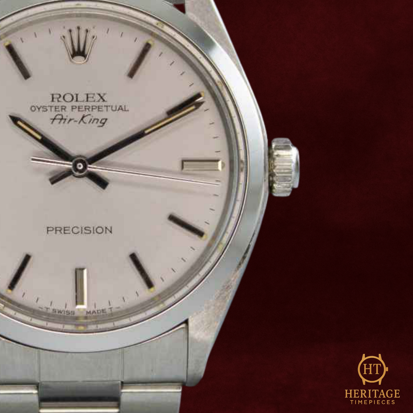 Rolex Air-King ‘Silver Dial – Stainless Steel’ – Reference 5500 (1982)