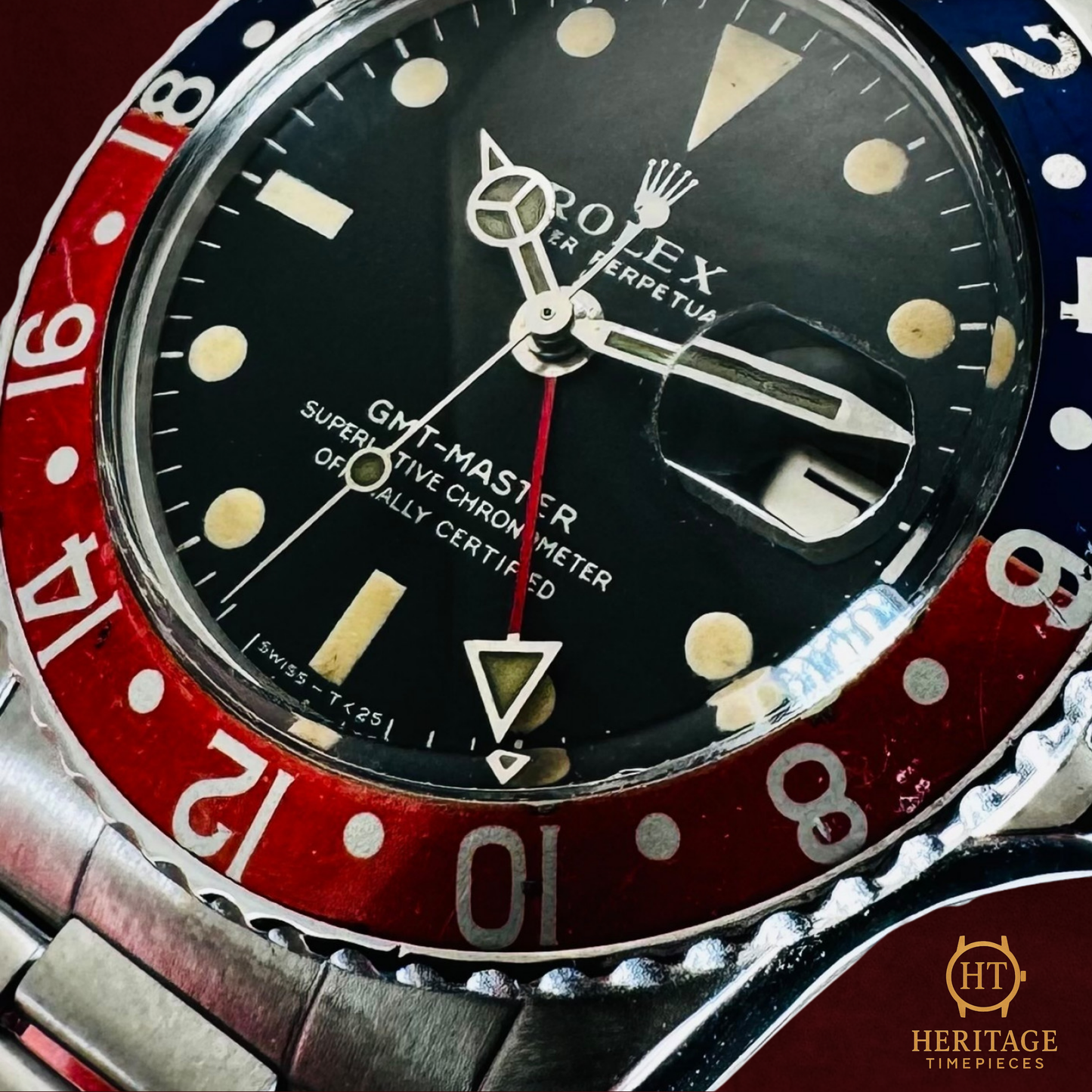 Rolex GMT-Master (Mark I “Long E” Pepsi Bezel) - Reference 1675 (c.1970s)