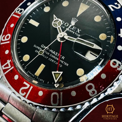 Rolex GMT-Master (Mark I “Long E” Pepsi Bezel) - Reference 1675 (c.1970s)