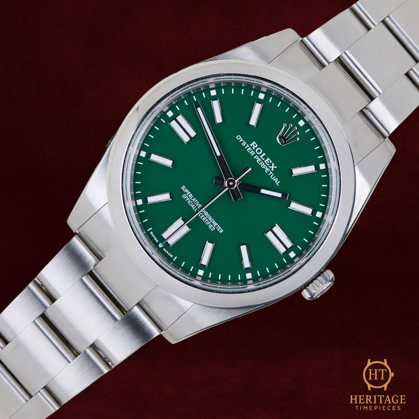 Rolex Oyster Perpetual 41 'Green Dial' - Reference 124300 (2025)