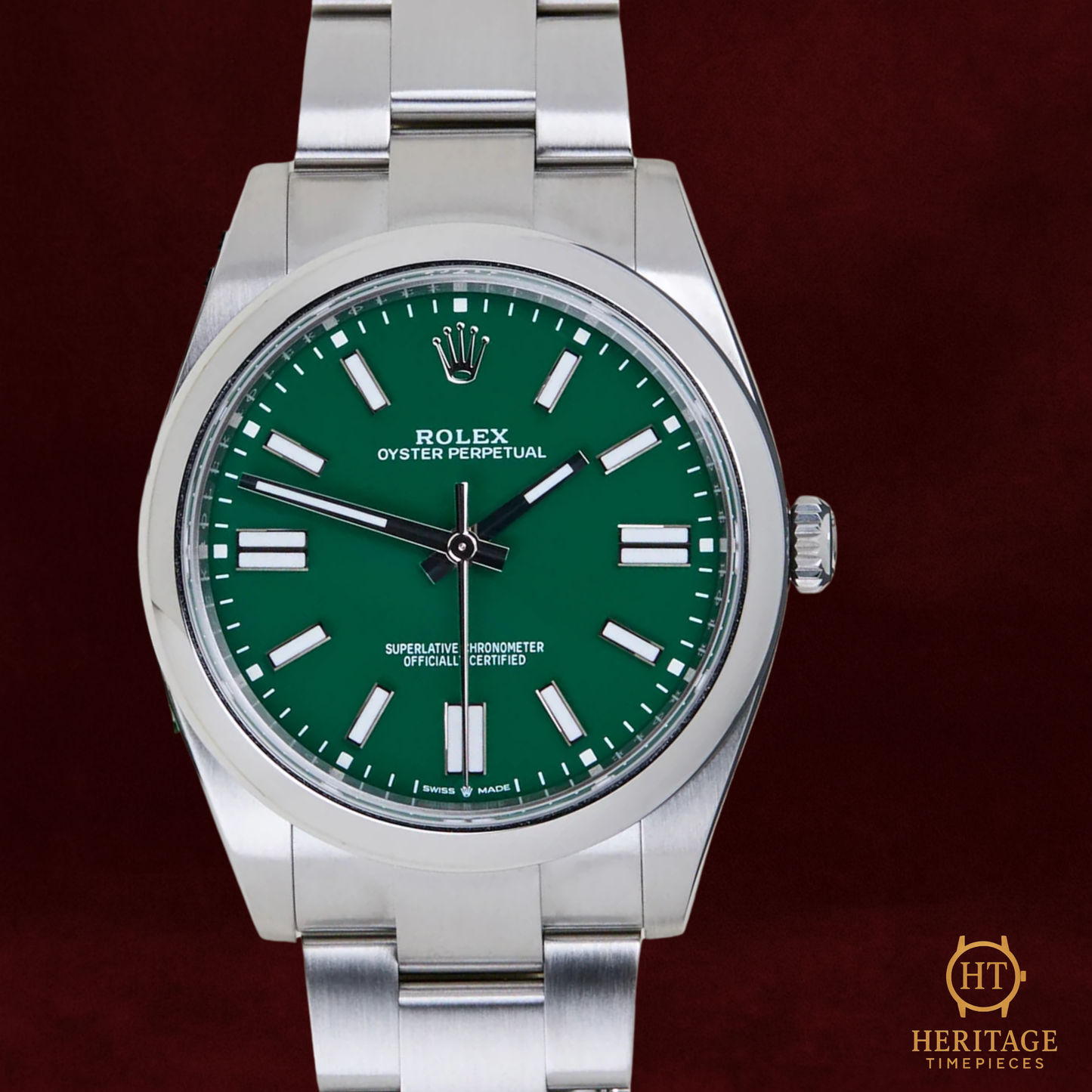 Rolex Oyster Perpetual 41 'Green Dial' - Reference 124300 (2025)