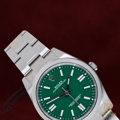 Rolex Oyster Perpetual 41 'Green Dial' - Reference 124300 (2025)