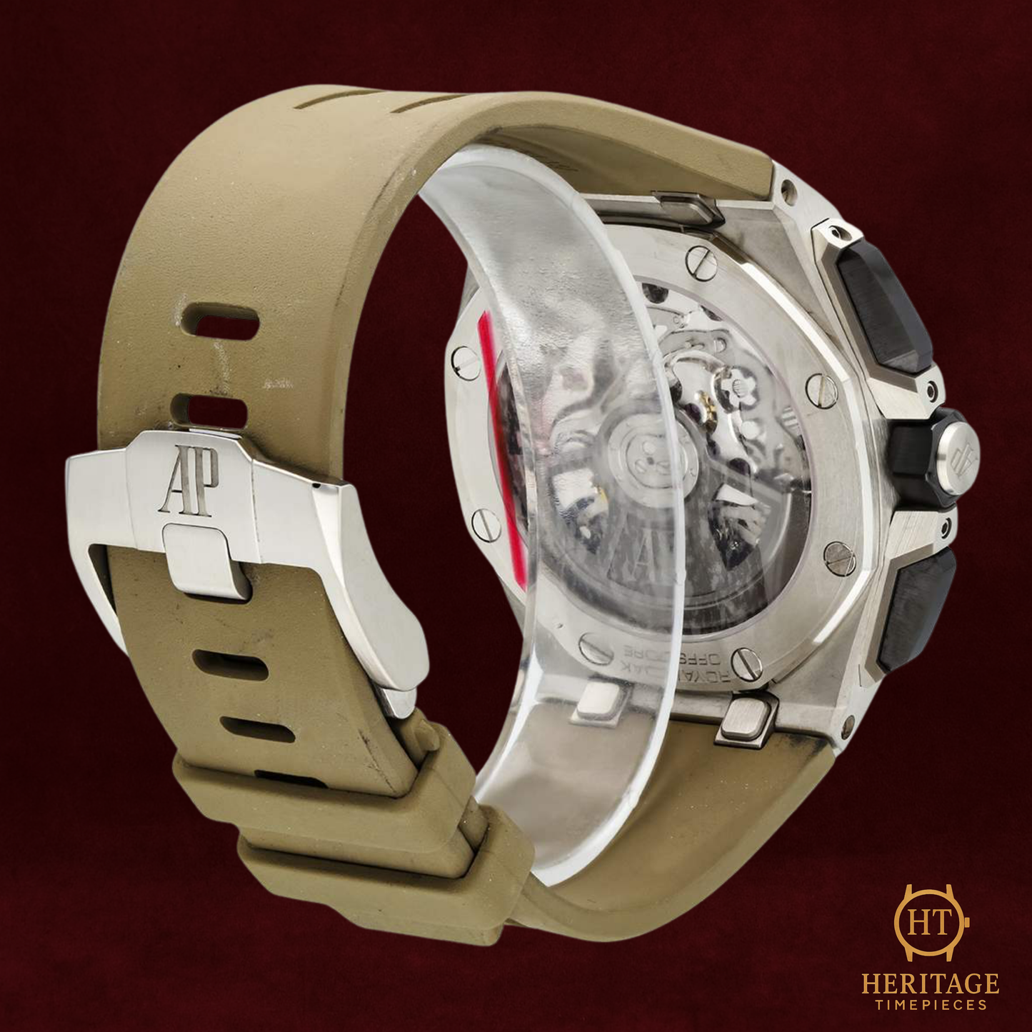 Audemars Piguet Royal Oak Offshore Chronograph ‘Steel Case – Brown Rubber Strap’ – Reference 26420SO.OO.A600CA.01