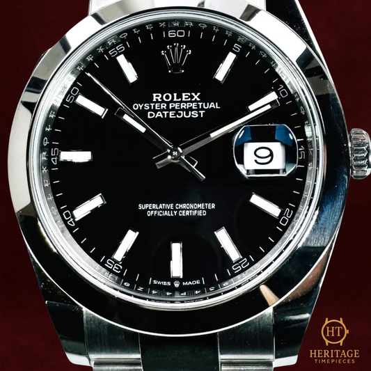 Rolex Datejust 41 ‘Black Dial’ – Reference 126300 (2025)