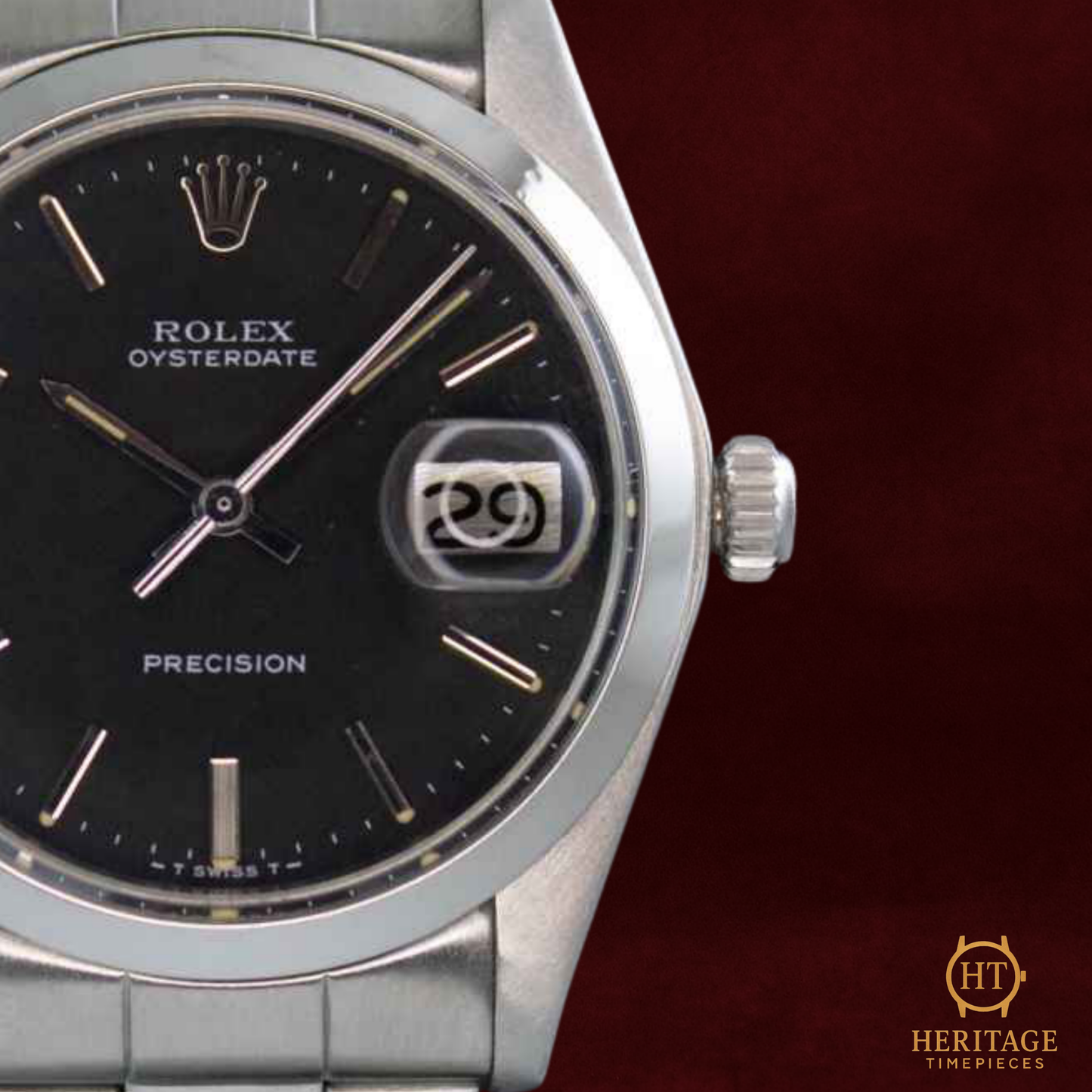 Rolex Date Precision ‘Grey Dial – Stainless Steel’ – Reference 6694 (1976)