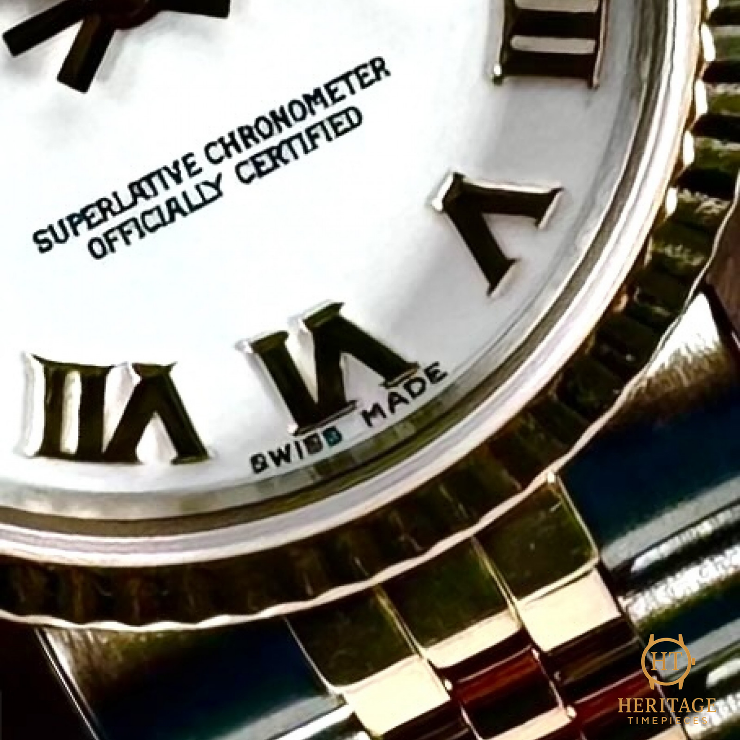 Rolex Datejust 'White Roman Dial – Custom' - Reference 68273 (c.1980s)