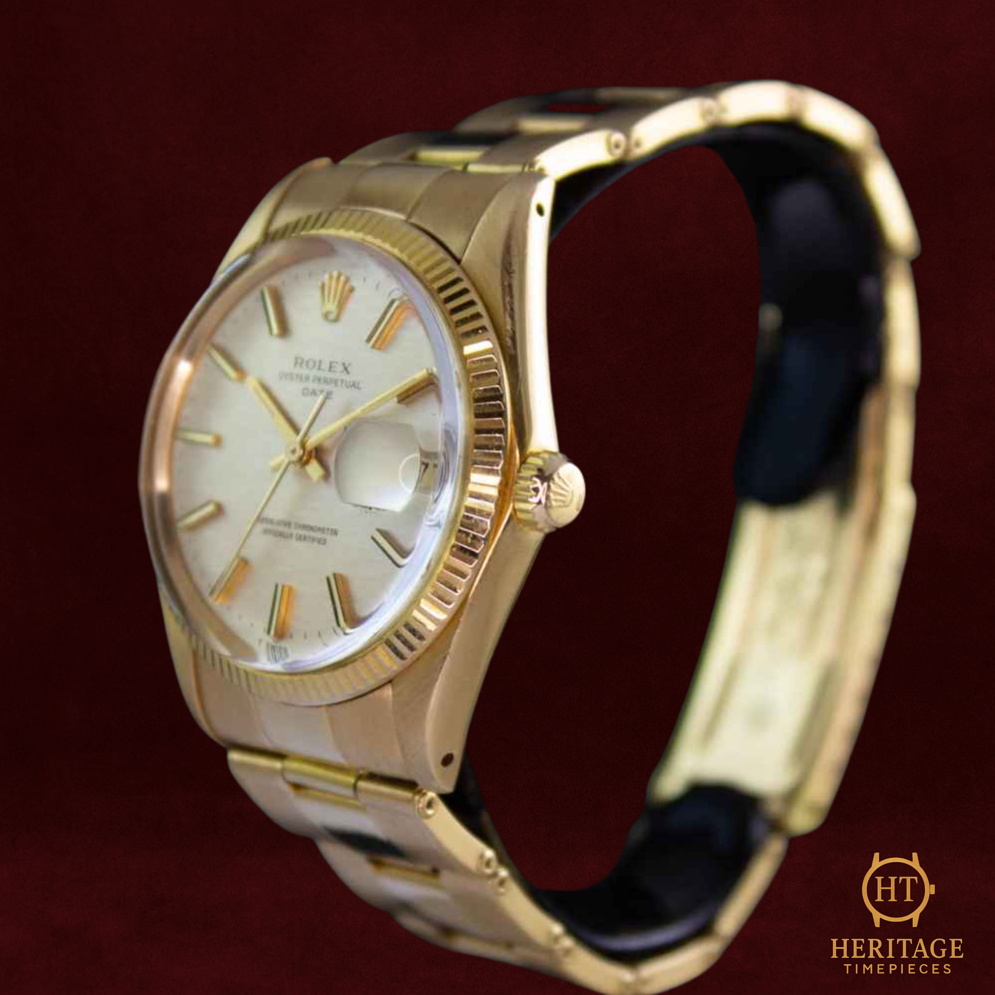 Rolex Date ’Shantung Textured Gold Dial’ – Reference 1503 (1973)