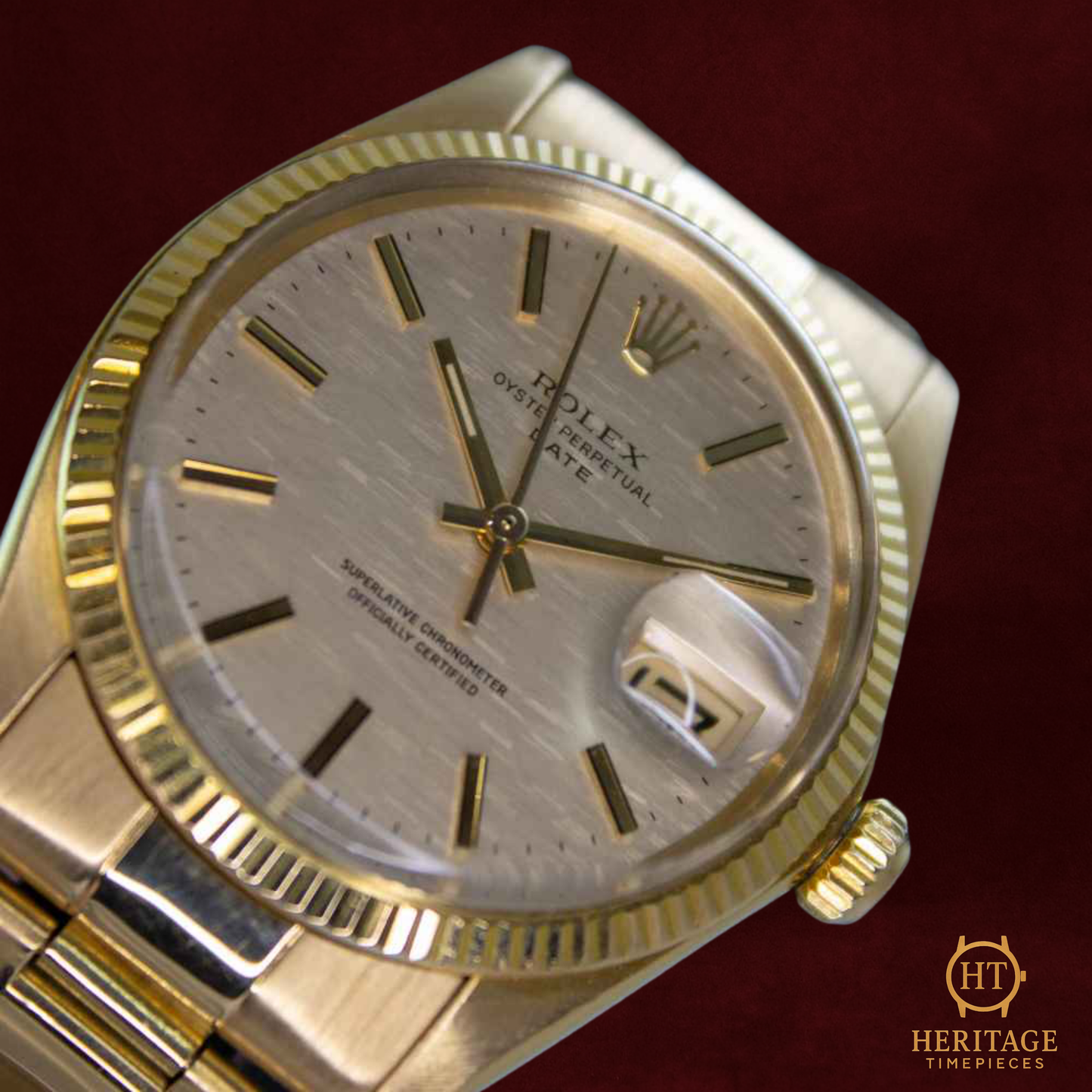 Rolex Date ’Shantung Textured Gold Dial’ – Reference 1503 (1973)