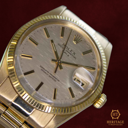 Rolex Date ’Shantung Textured Gold Dial’ – Reference 1503 (1973)