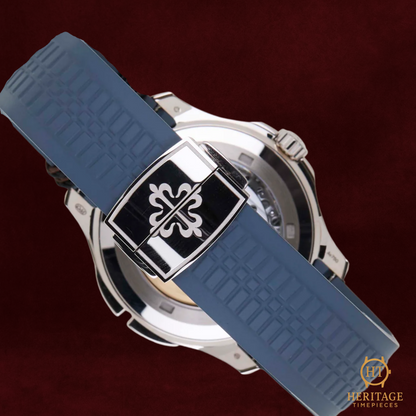 Patek Philippe Aquanaut Travel Time 'Blue Dial - White Gold' - Reference 5164G-001 (2024)