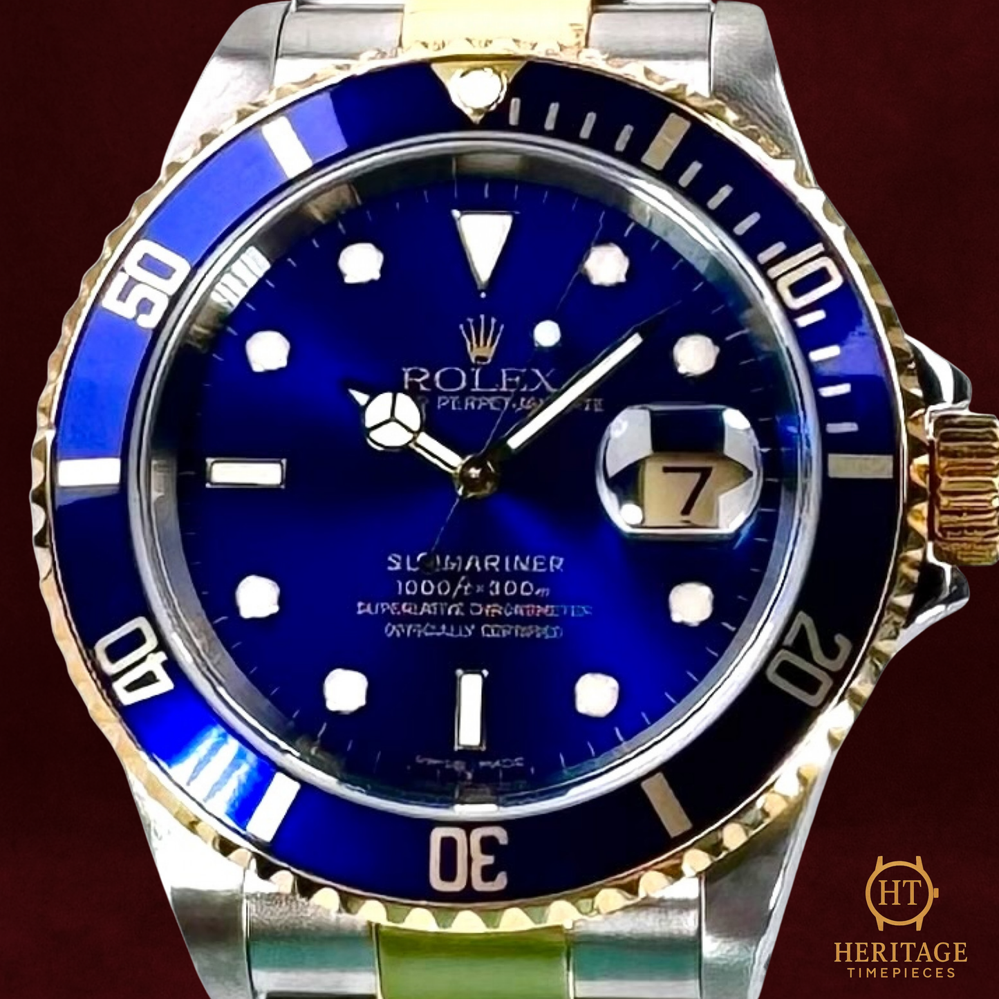 Rolex Submariner Date 'Blue Dial, Two-Tone “Bluesy”' - Reference 16613 (2000)