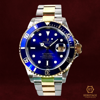 Rolex Submariner Date 'Blue Dial, Two-Tone “Bluesy”' - Reference 16613 (2000)