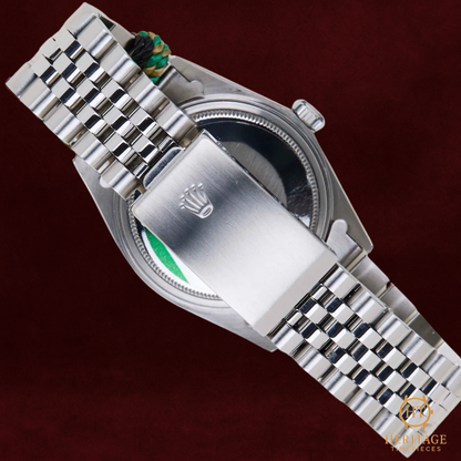 Rolex Datejust 36 ‘Silver Linen Dial – White Gold Fluted Bezel’ - Reference 16014 (1988)