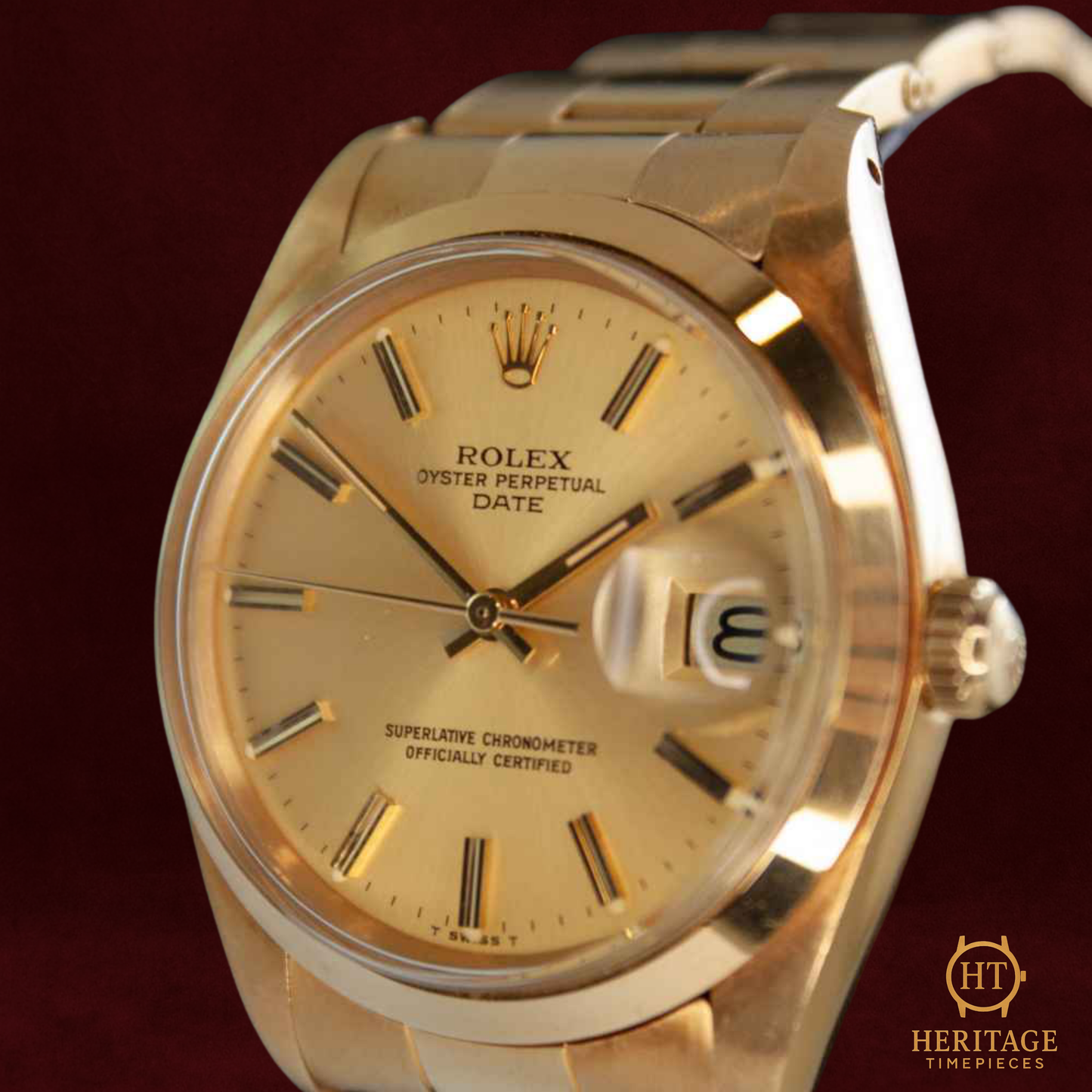 Rolex Date ‘Gold Dial – Yellow Gold’ – Reference 1500 (1978)