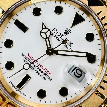 Rolex Yacht-Master '18k Yellow Gold, White Dial' - Reference 16628 (2001)