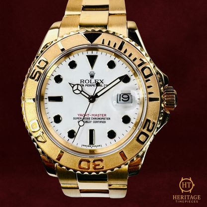Rolex Yacht-Master '18k Yellow Gold, White Dial' - Reference 16628 (2001)