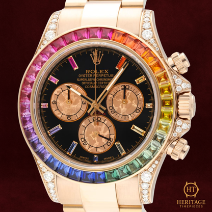 Rolex Daytona ‘Rainbow Bezel – Custom’ – Reference 116505