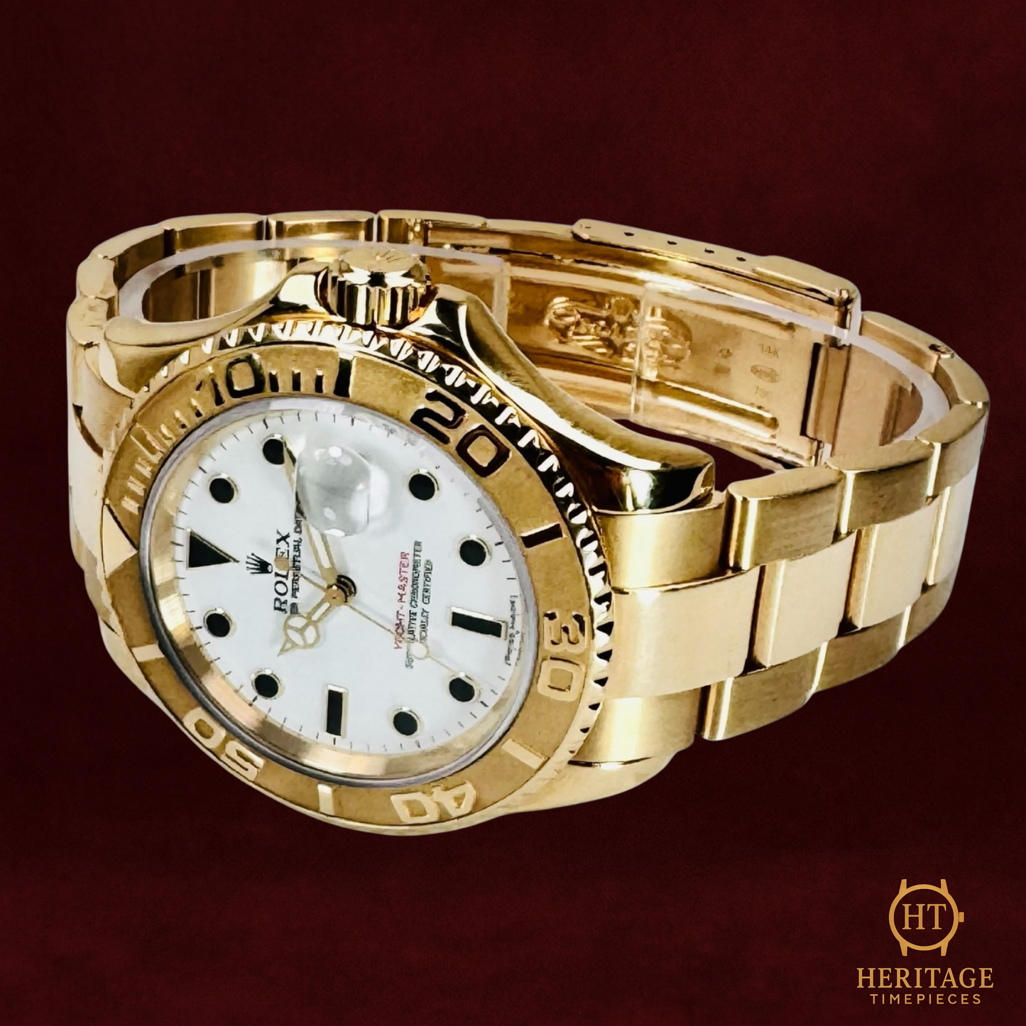 Rolex Yacht-Master '18k Yellow Gold, White Dial' - Reference 16628 (2001)