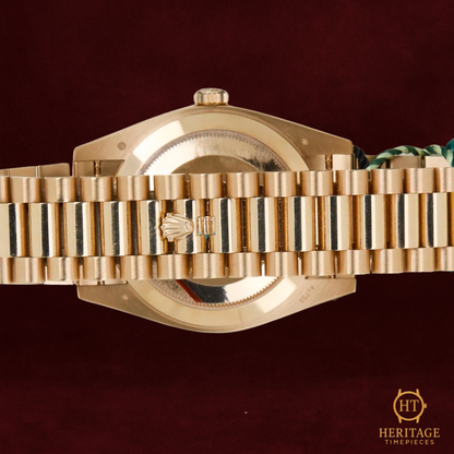 Rolex Day-Date 40 ‘Silver Diagonal Motif Dial’ - Reference 228238 (2022)