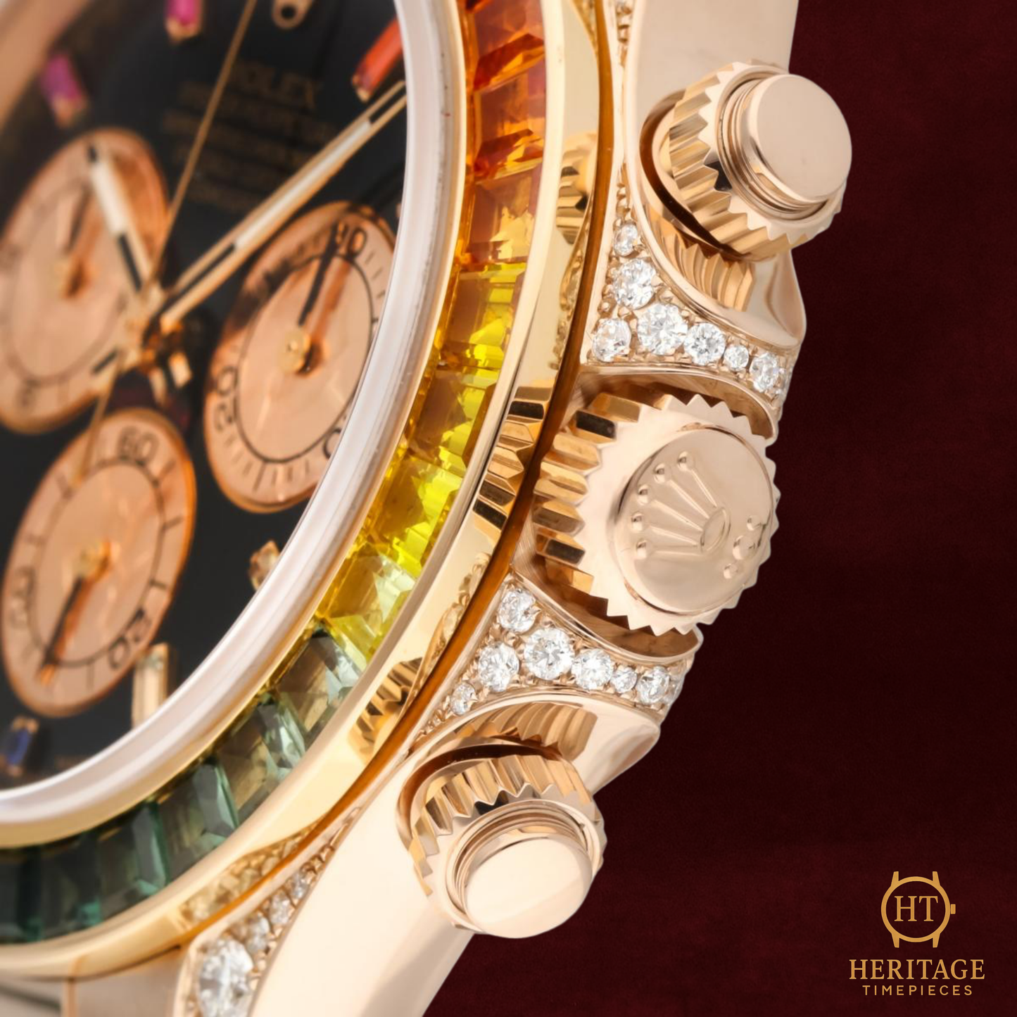 Rolex Daytona ‘Rainbow Bezel – Custom’ – Reference 116505