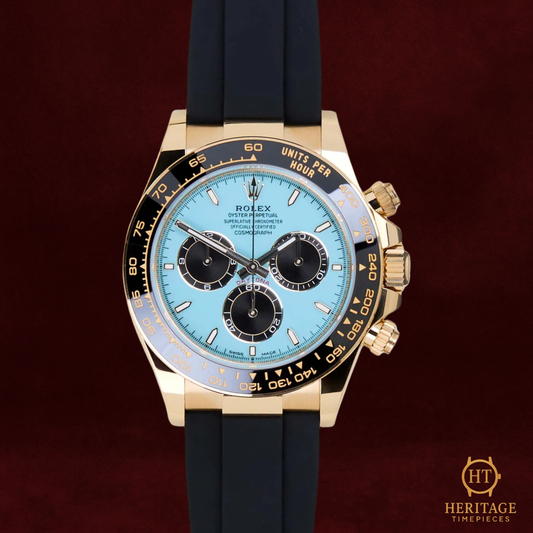 Rolex Daytona 'Yellow Gold - Tiffany Blue Dial - Oysterflex' - Reference 126518LN (2025)