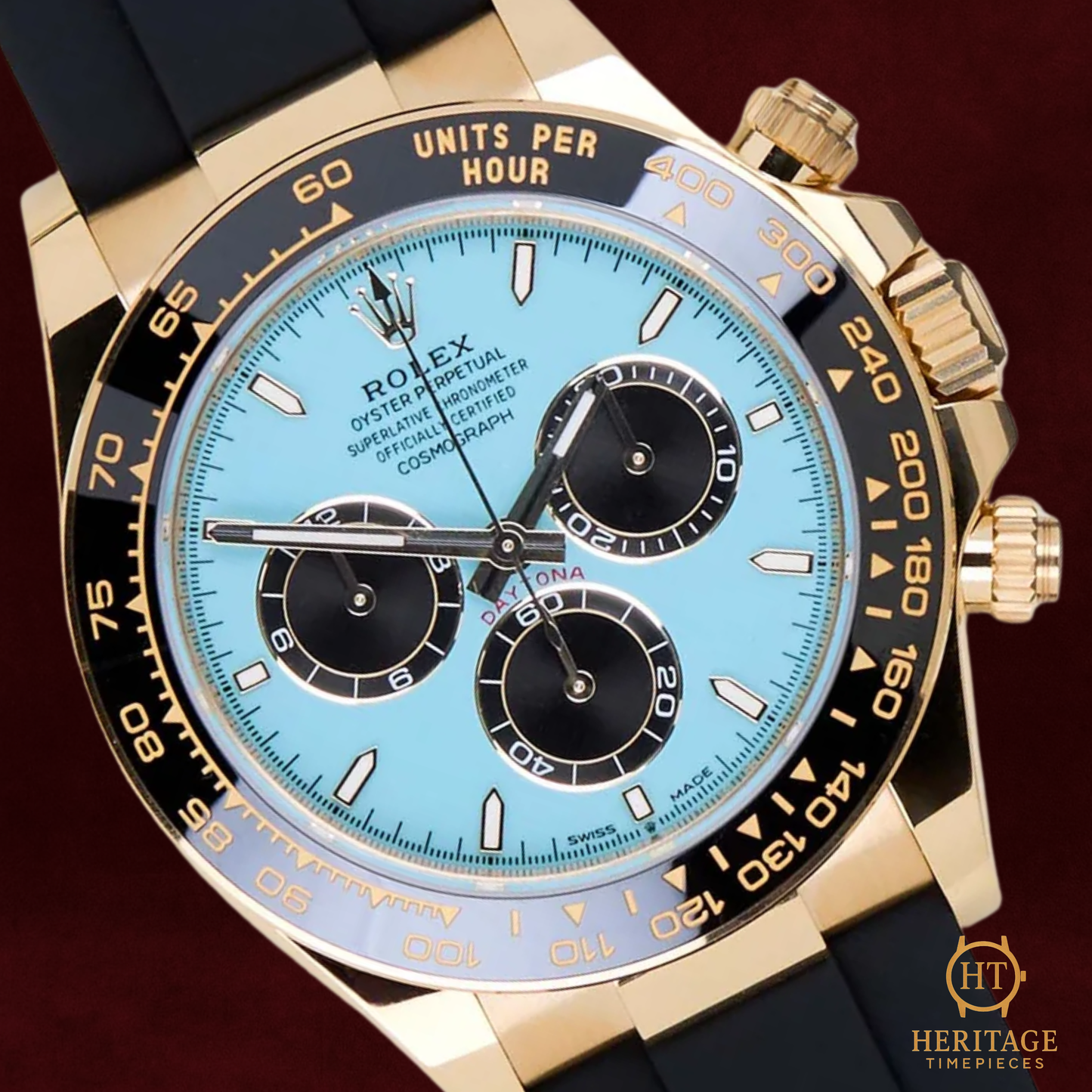Rolex Daytona 'Yellow Gold - Tiffany Blue Dial - Oysterflex' - Reference 126518LN (2025)