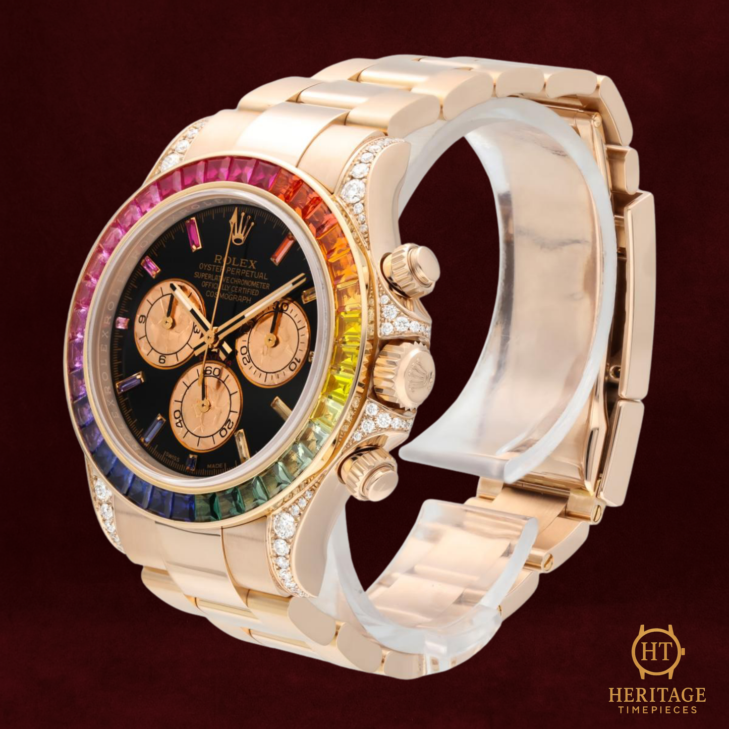 Rolex Daytona ‘Rainbow Bezel – Custom’ – Reference 116505