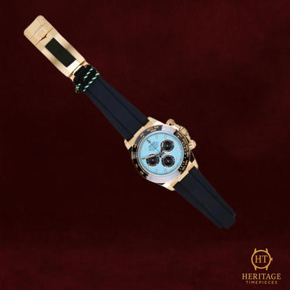 Rolex Daytona 'Yellow Gold - Tiffany Blue Dial - Oysterflex' - Reference 126518LN (2025)