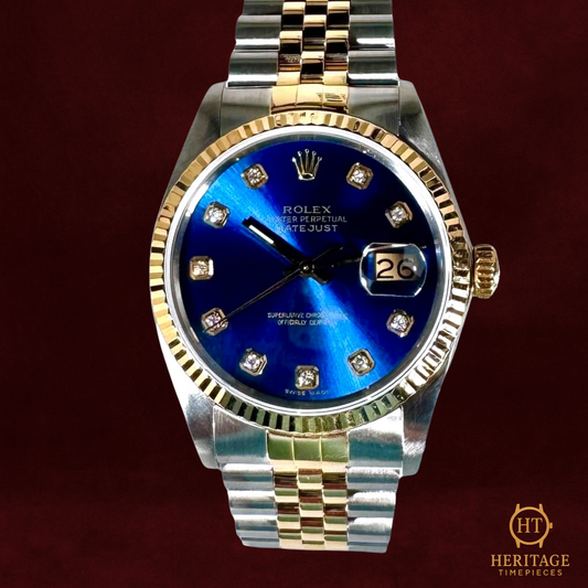 Rolex Datejust 36 ‘Blue Diamond Dial’ - Reference 16013 (1986)