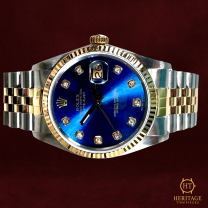 Rolex Datejust 36 ‘Blue Diamond Dial’ - Reference 16013 (1986)