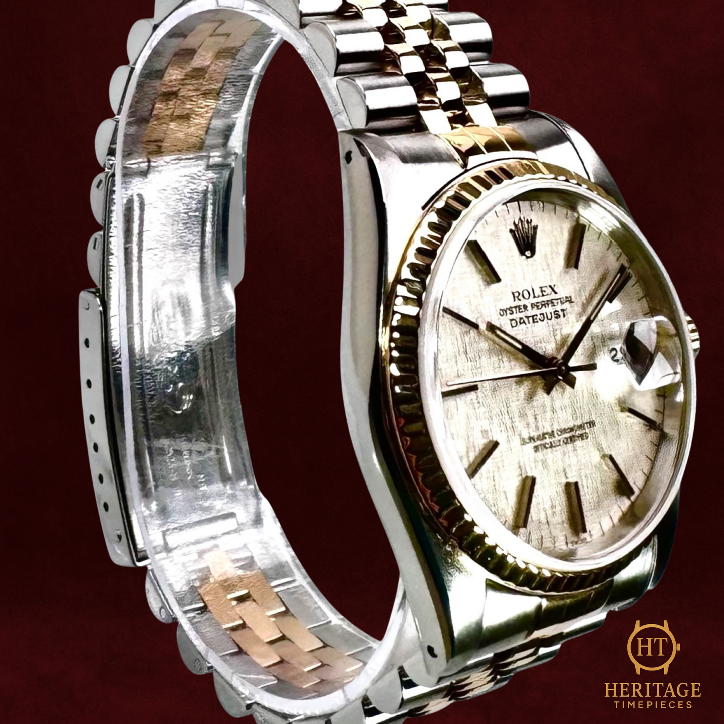 Rolex Datejust 'Silver Linen Dial' - Reference 16233 (c.1987)