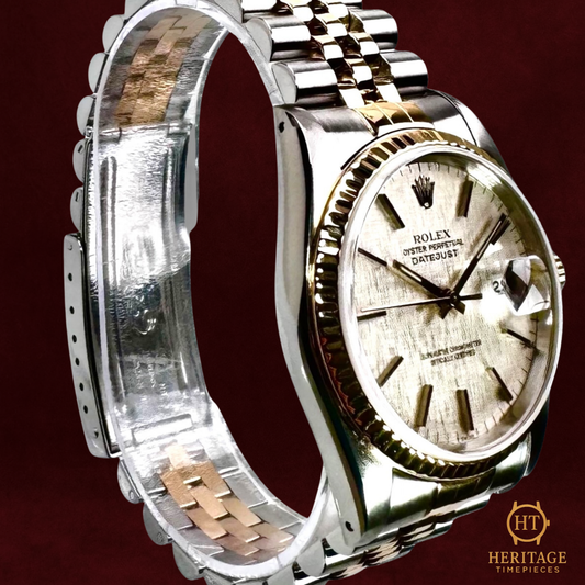 Rolex Datejust 'Silver Linen Dial' - Reference 16233 (c.1987)