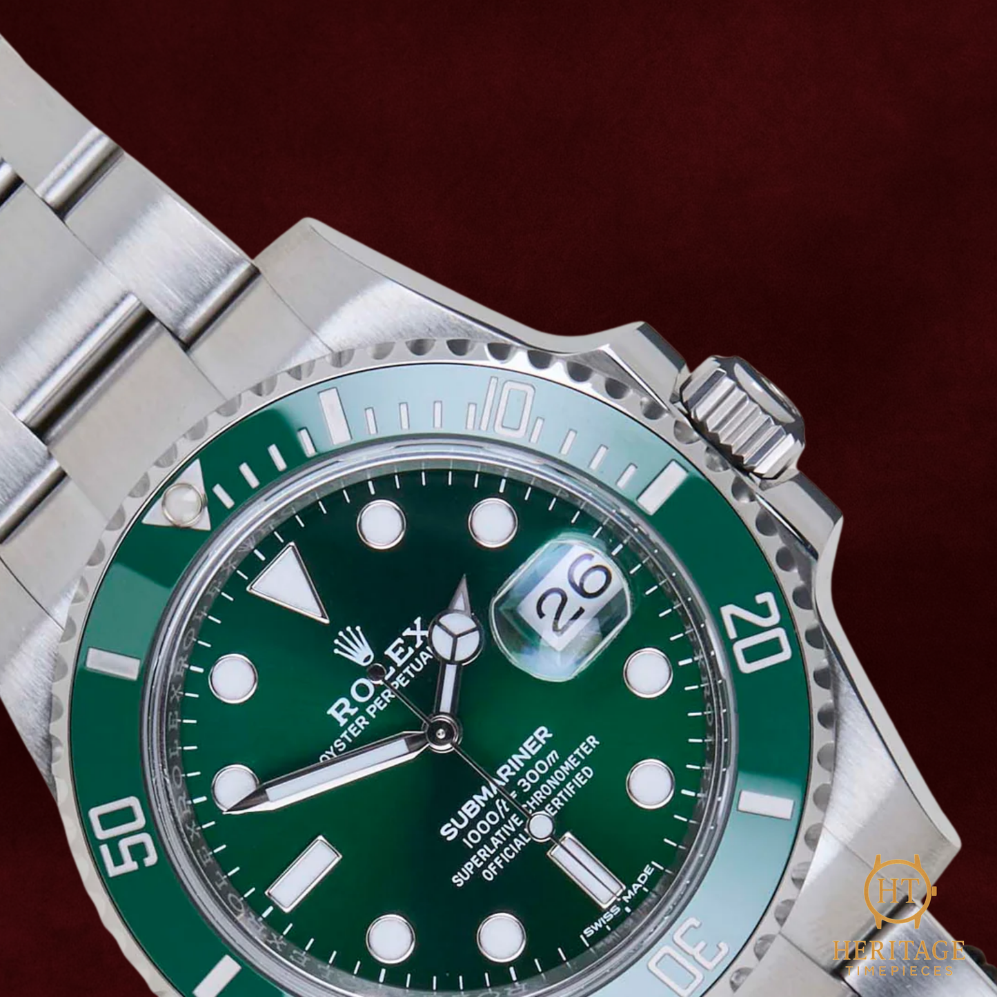 Rolex Submariner Date “Hulk” – Reference 116610LV (February 2019)