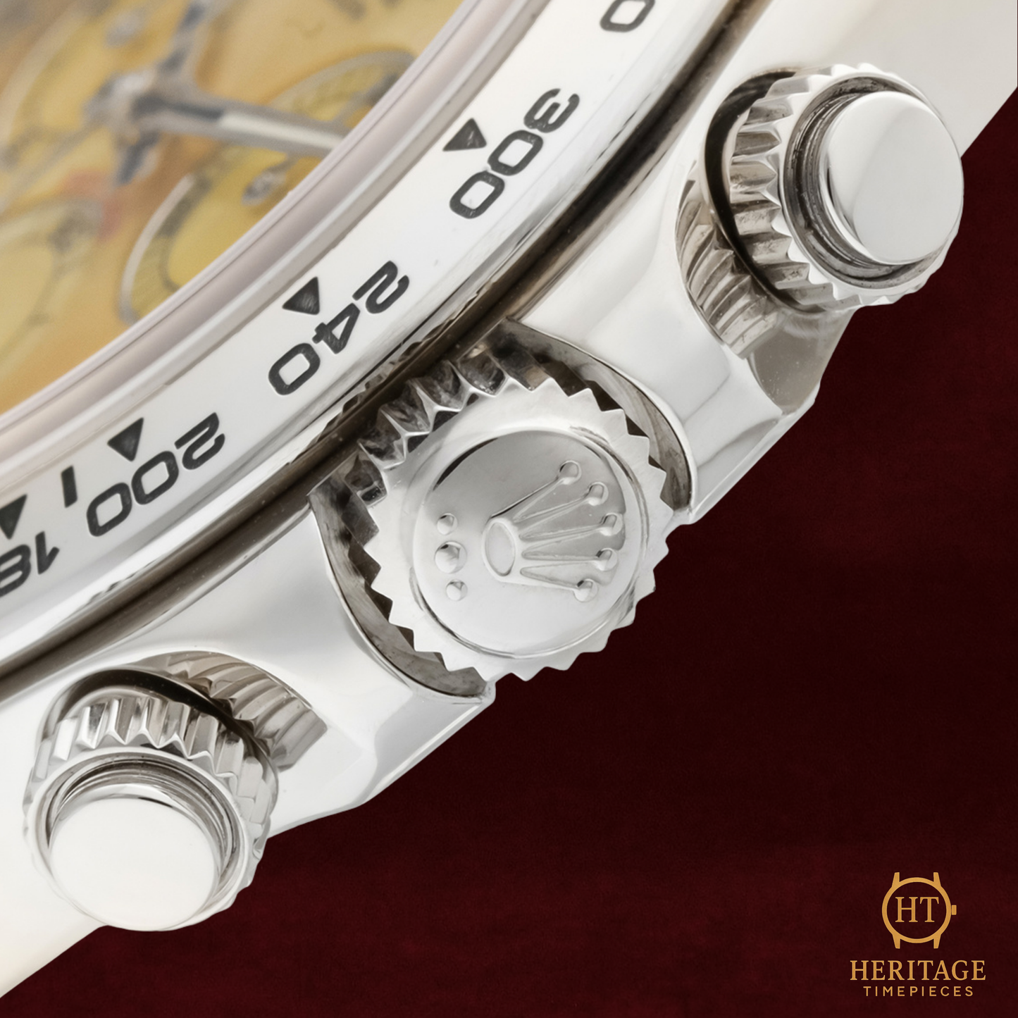 Rolex Cosmograph Daytona ‘White Gold – Mother of Pearl Yellow Dial’ – Reference 116519 (2005)