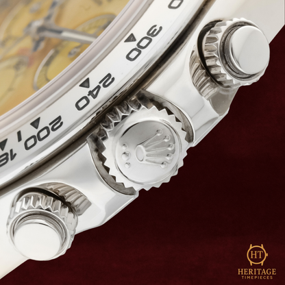 Rolex Cosmograph Daytona ‘White Gold – Mother of Pearl Yellow Dial’ – Reference 116519 (2005)