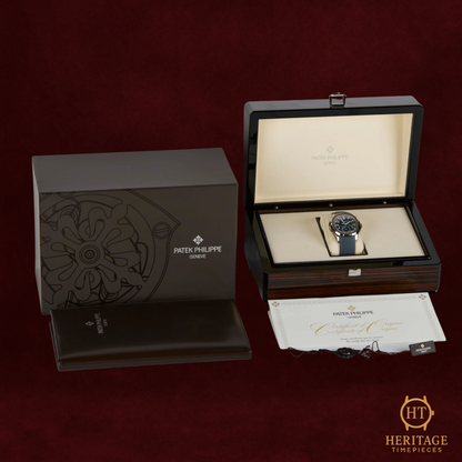 Patek Philippe Aquanaut Travel Time 'Blue Dial - White Gold' - Reference 5164G-001 (2024)