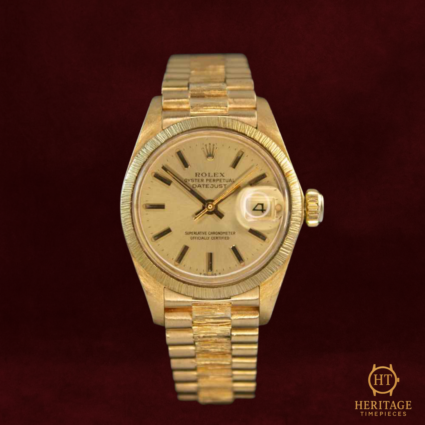 Rolex Datejust Lady 18K ‘Champagne Dial – Yellow Gold’ – Reference 6927 (1980)