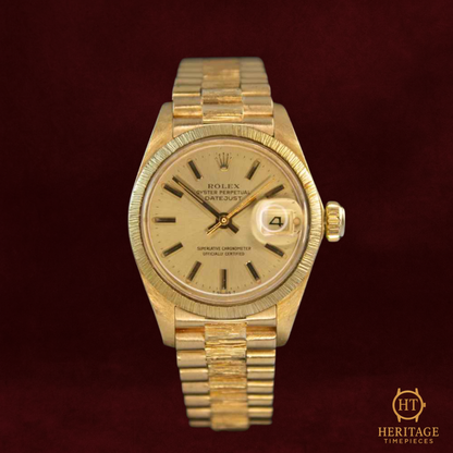 Rolex Datejust Lady 18K ‘Champagne Dial – Yellow Gold’ – Reference 6927 (1980)