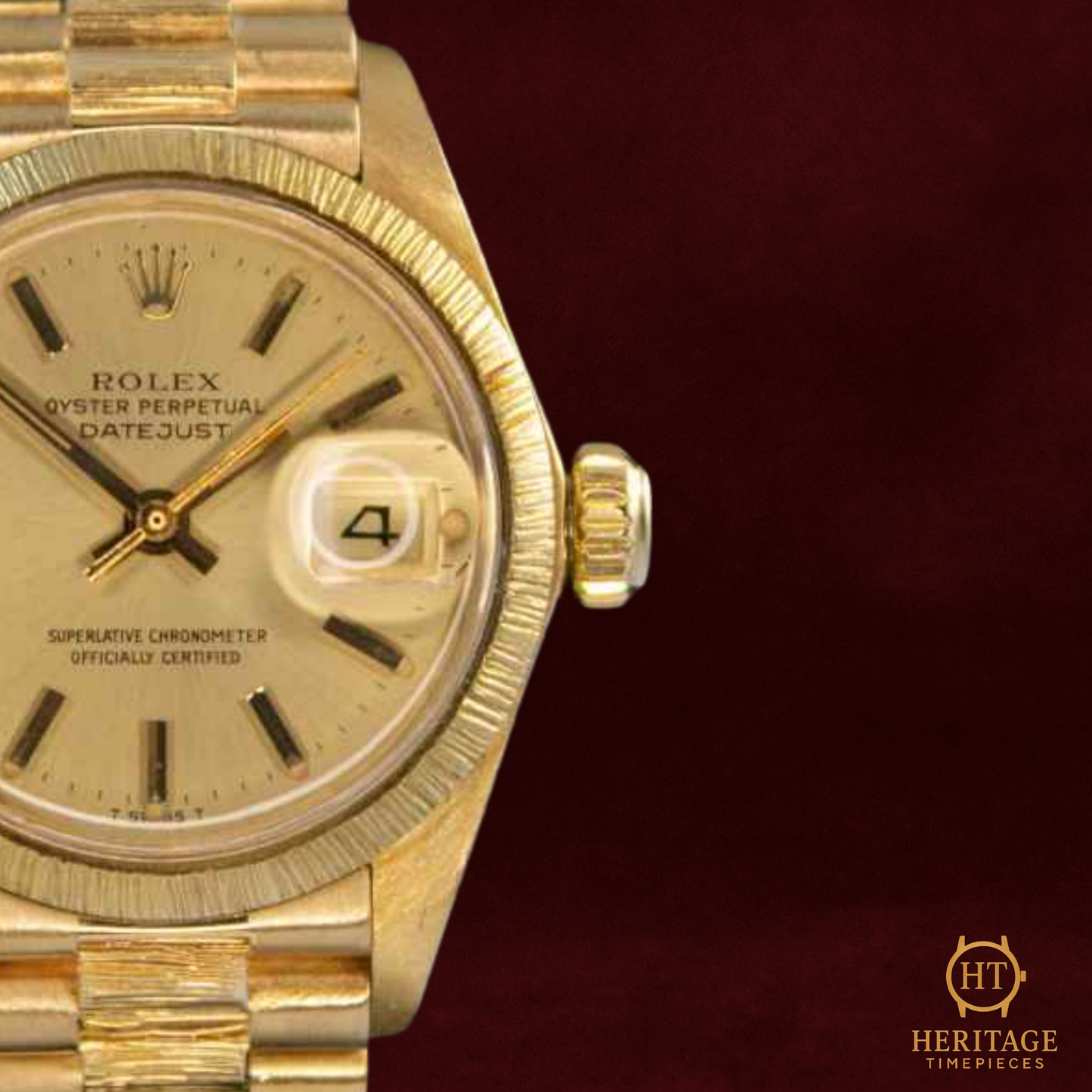 Rolex Datejust Lady 18K ‘Champagne Dial – Yellow Gold’ – Reference 6927 (1980)