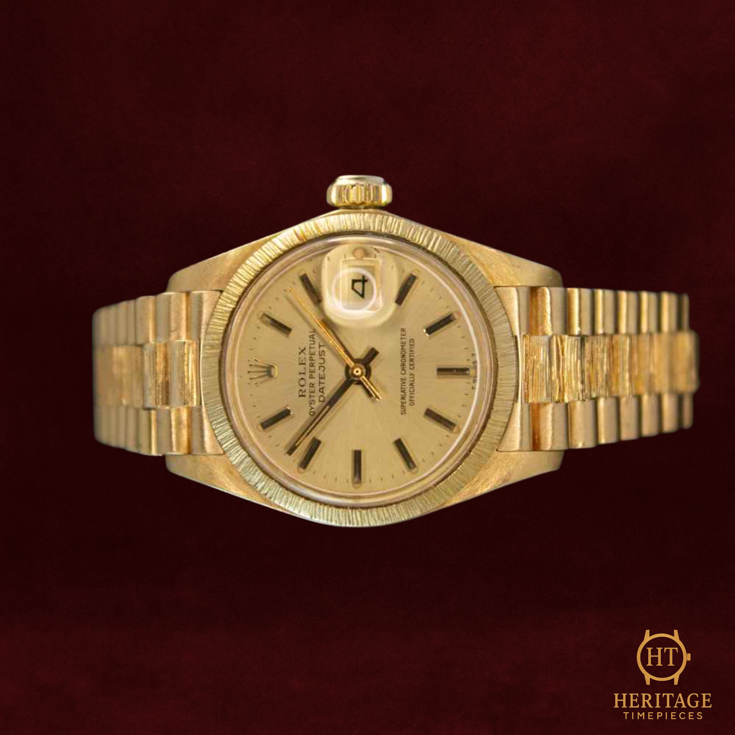 Rolex Datejust Lady 18K ‘Champagne Dial – Yellow Gold’ – Reference 6927 (1980)