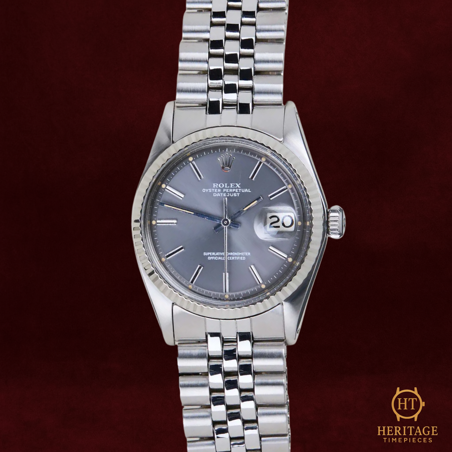 Rolex Datejust ’Grey Sigma Dial – Steel & White Gold’ – Reference 1601 (1973)