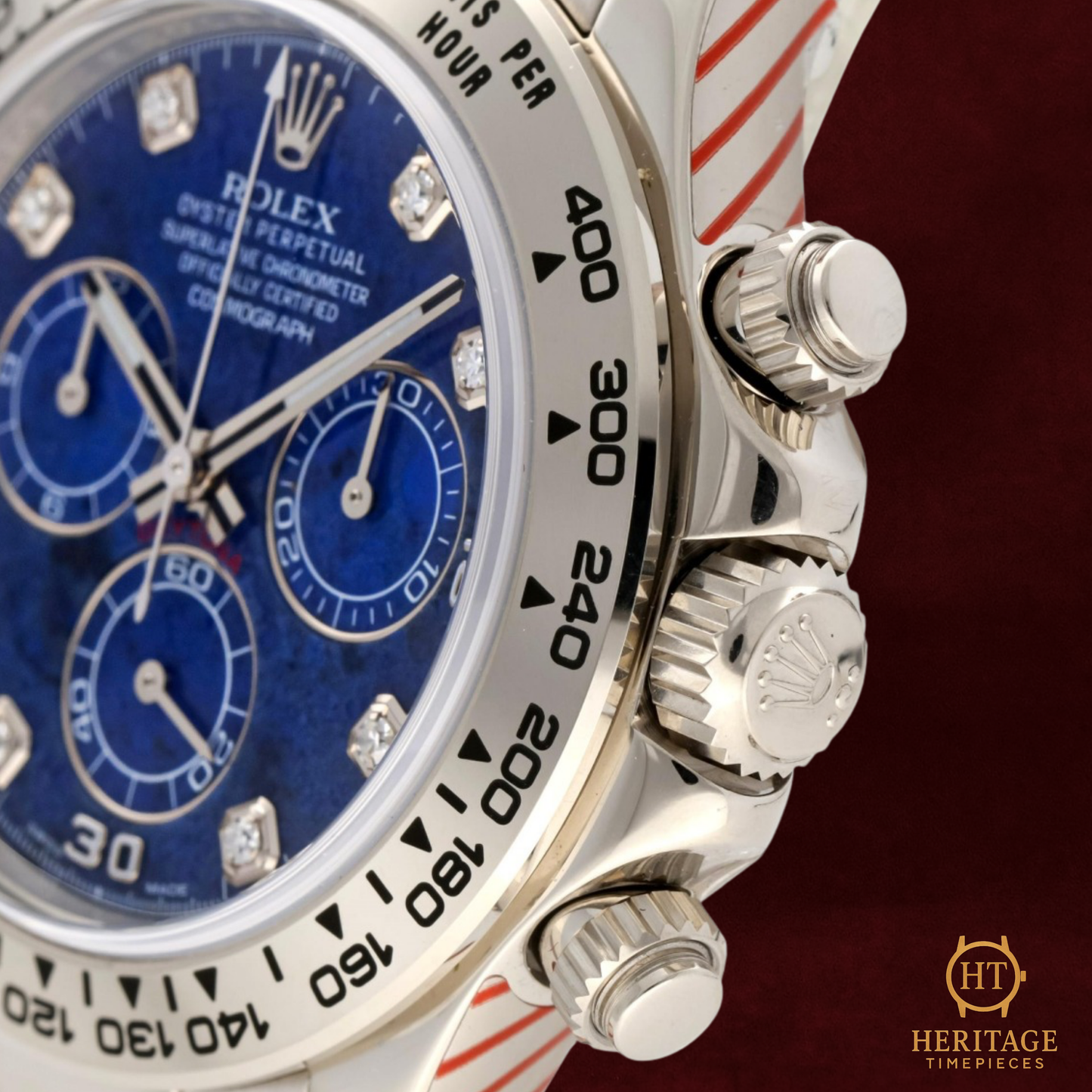 Rolex Cosmograph Daytona ‘White Gold – Sodalite Diamond Dial’ – Reference 116509 (2008 / Factory Revision 2022)
