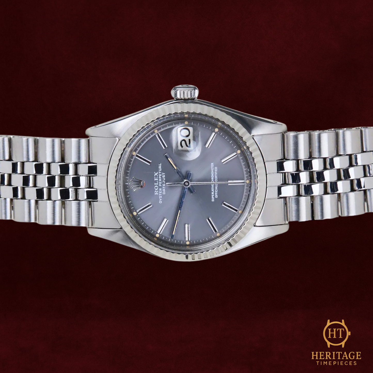 Rolex Datejust ’Grey Sigma Dial – Steel & White Gold’ – Reference 1601 (1973)