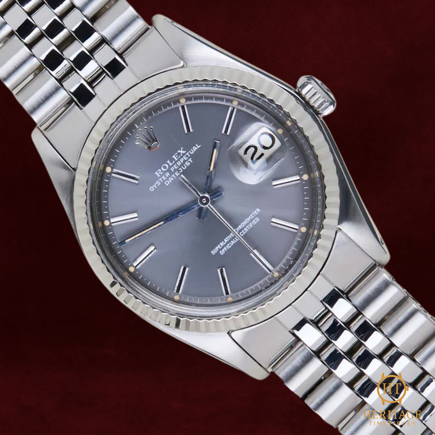 Rolex Datejust ’Grey Sigma Dial – Steel & White Gold’ – Reference 1601 (1973)
