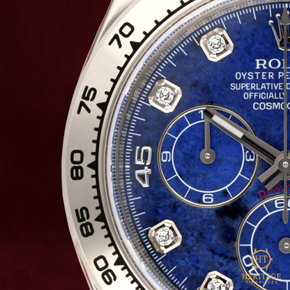Rolex Cosmograph Daytona ‘White Gold – Sodalite Diamond Dial’ – Reference 116509 (2008 / Factory Revision 2022)