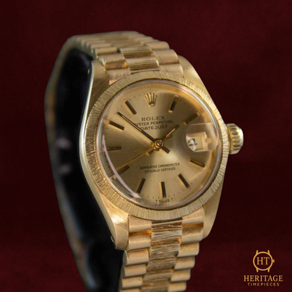 Rolex Datejust Lady 18K ‘Champagne Dial – Yellow Gold’ – Reference 6927 (1980)