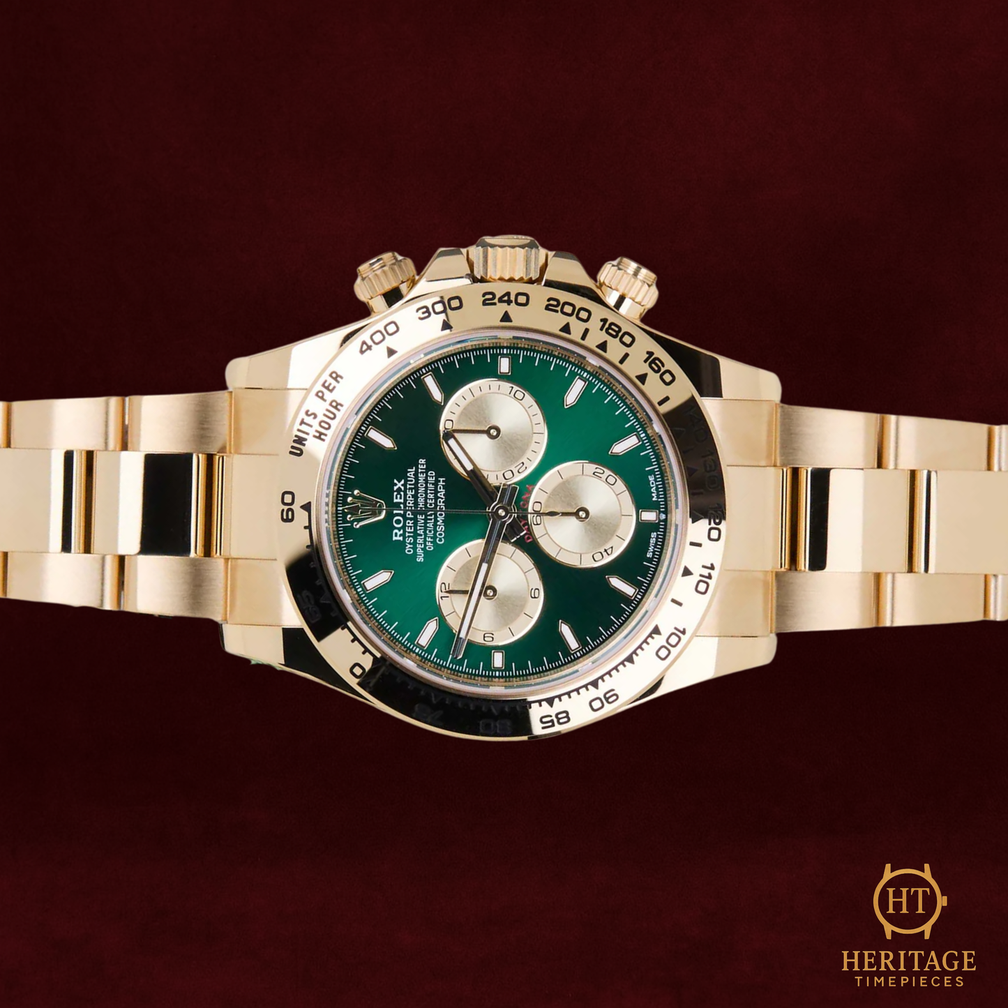 Rolex Cosmograph Daytona ‘Green Dial – Yellow Gold’ – Reference 126508 (2025)